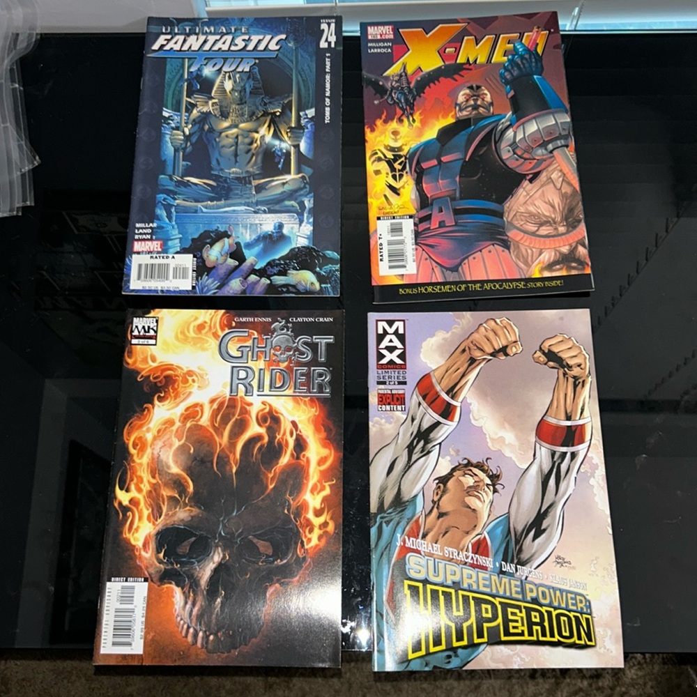 LOT OF 4 COMICS 2005 COLLECTION